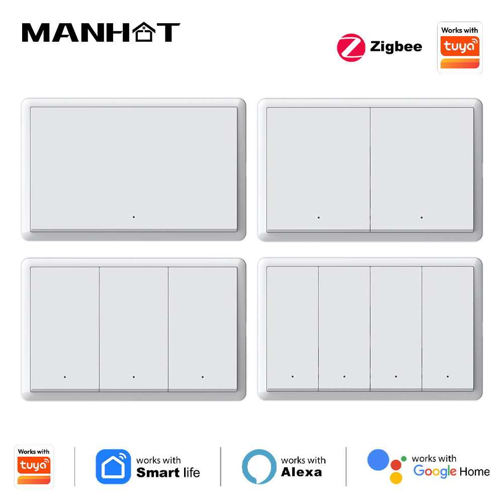 Tuya Smart Switch - Manhot Smart zigbee Switch No Neutral
