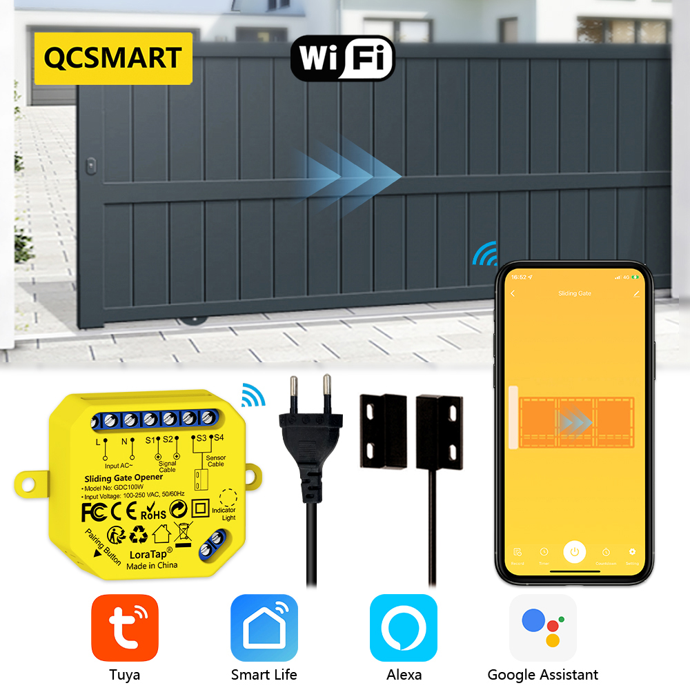 Smart Home Improvement - Tuya WiFi Sliding Gate Garage Opener