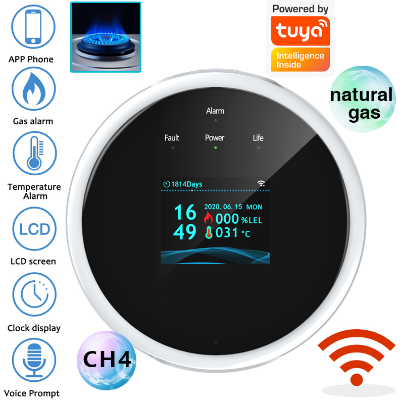 Smart Home Full System - 2.4G WiFi Gas Alarm Sensor Combustible