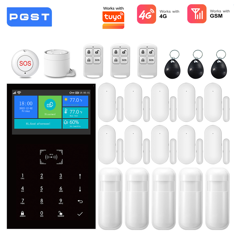 Smart Home Full System - 4G GSM WiFi Alarm System Work
