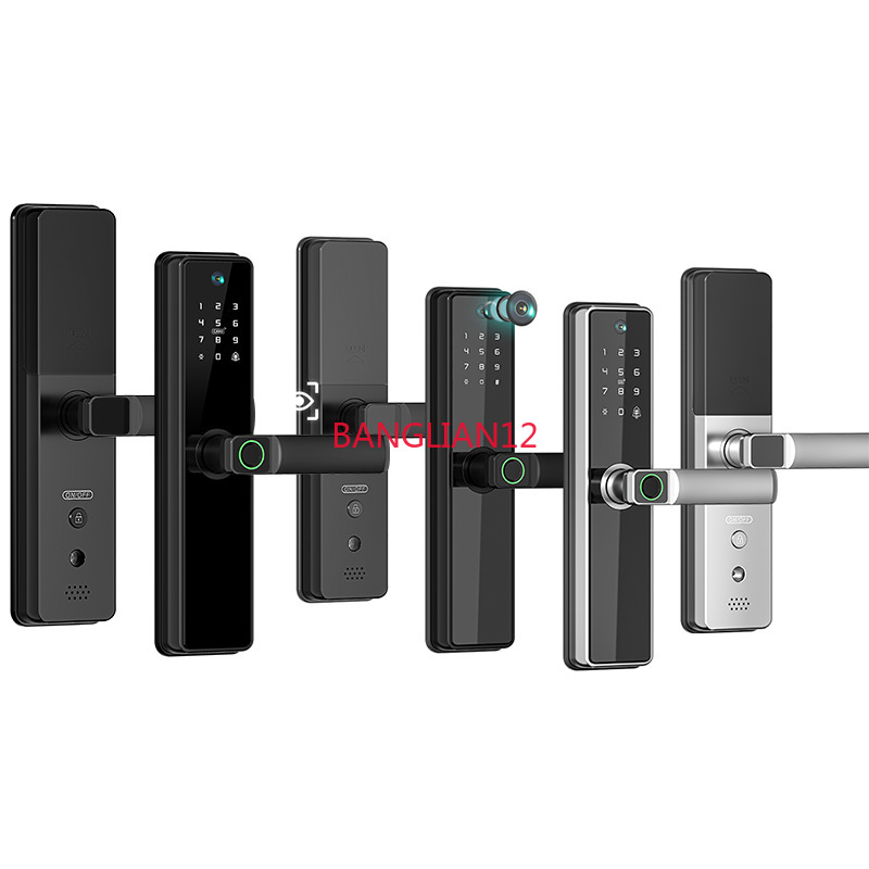 Smart Door Lock - New semi-automatic anti-theft door lock, graffiti