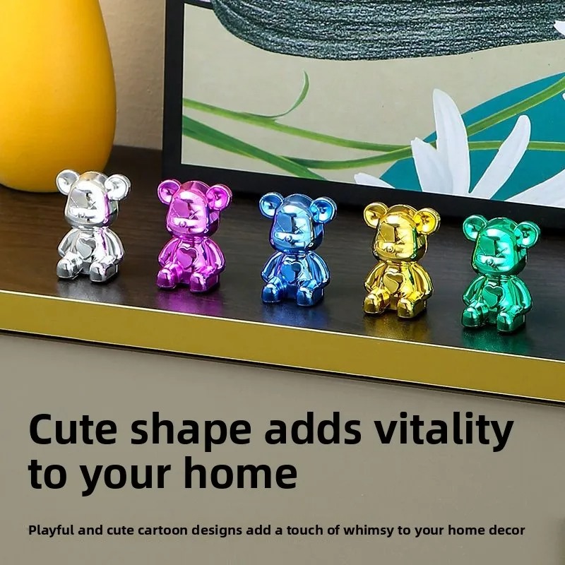 Smart Home Living - Luxury Electroplating Violent Bear Living Room