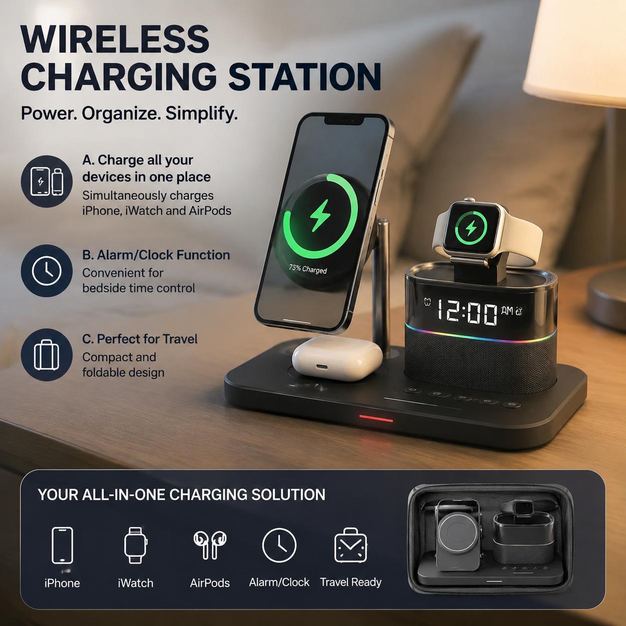 Magnetic Wireless Charging Sta - Smart Home Improvement review and price