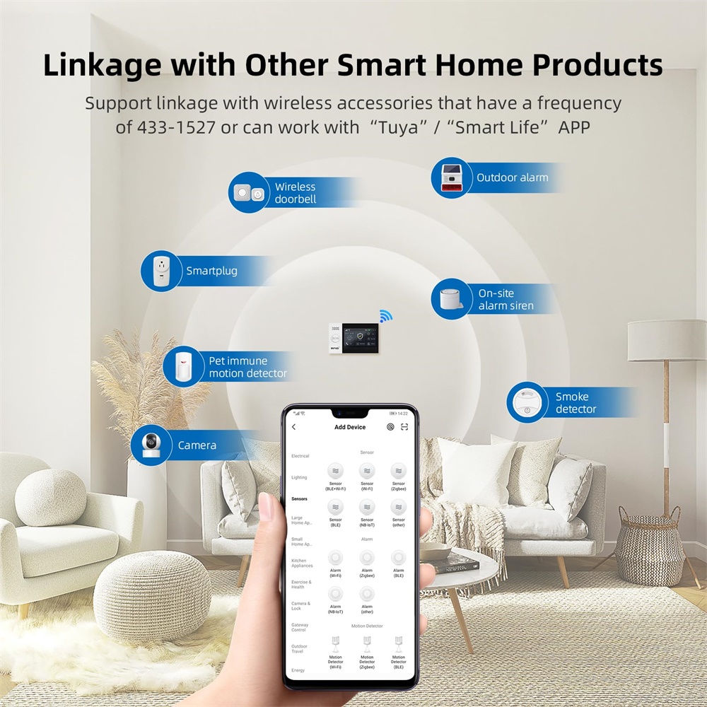 2.4G WIFI Smart GSM Alarm Syst - Smart Home Full System review and price