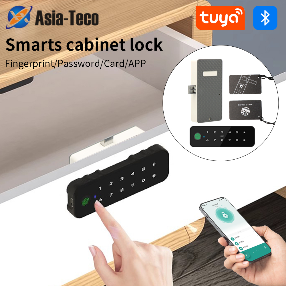Tuya Bluetooth Smart Wood Cabi - Smart Door Lock review and price