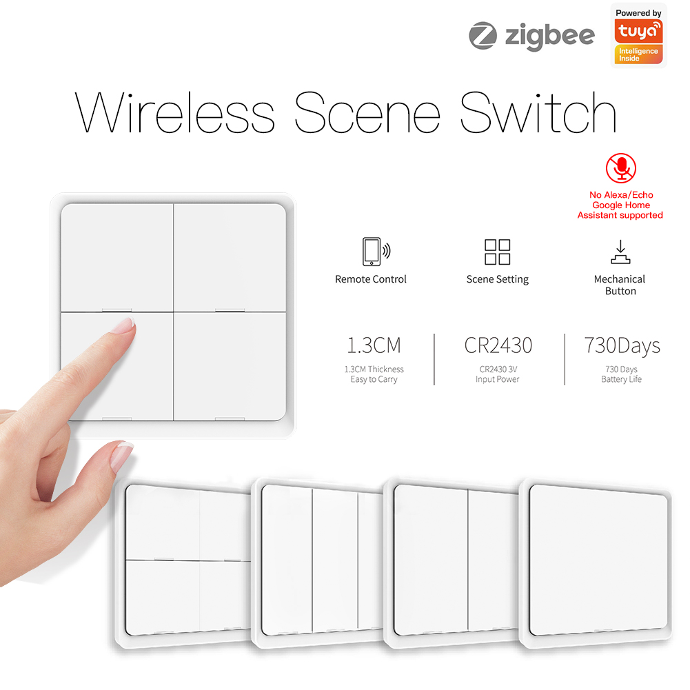 MOES ZigBee Wireless 12 Scene  - Tuya Smart Switch review and price