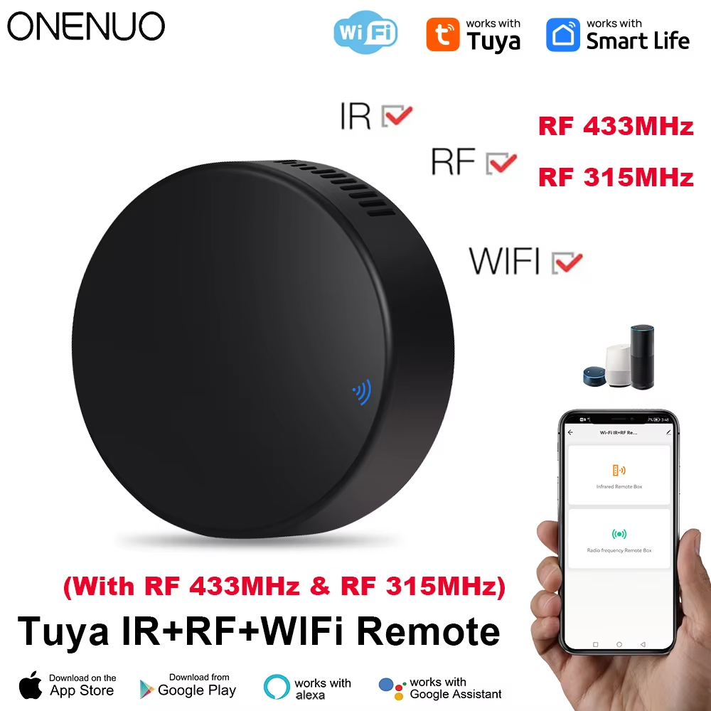 Tuya WiFi RF IR Remote Control - Smart Home Ir review and price