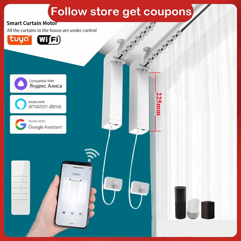 Smart Home Tuya WiFi Curtain M - Smart Home Mod review and price
