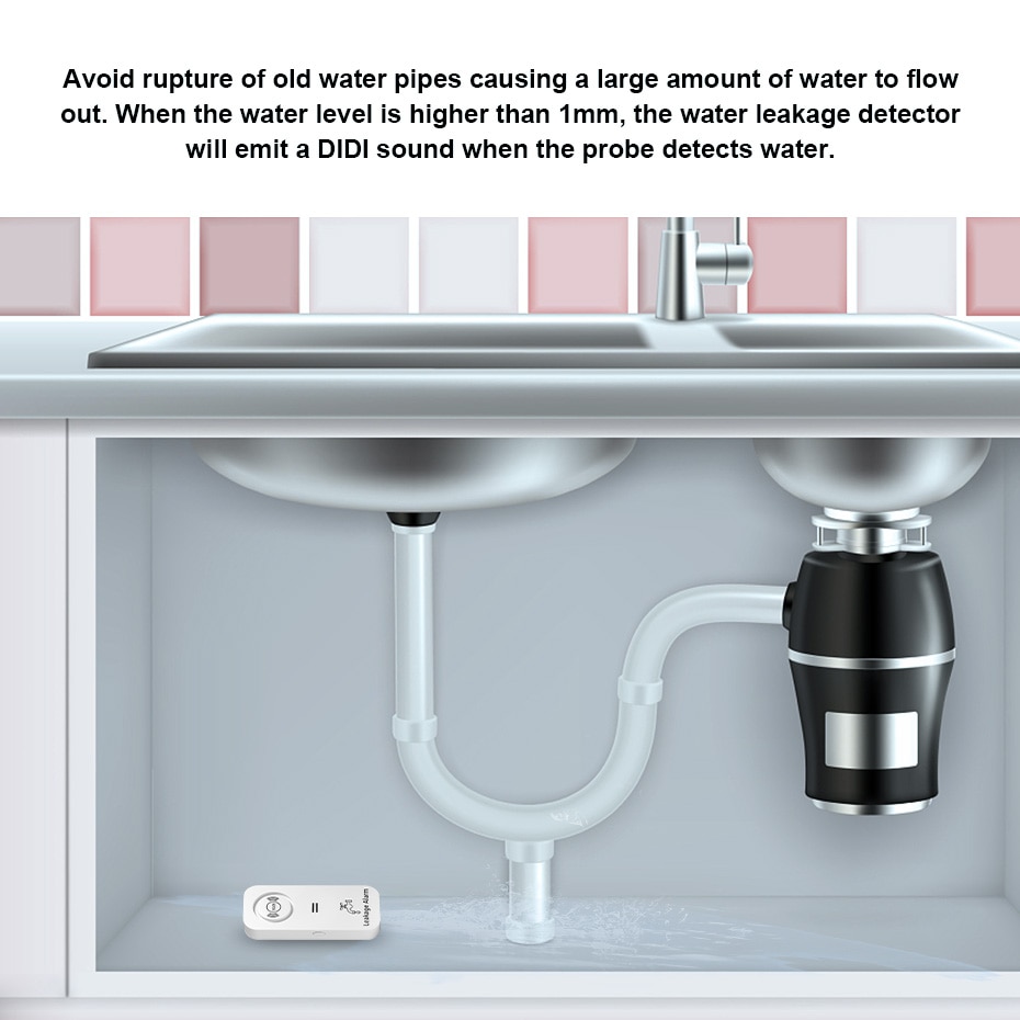 KERUI Wireless Water Sensor 90 - Wifi Water Leak Detector review and price