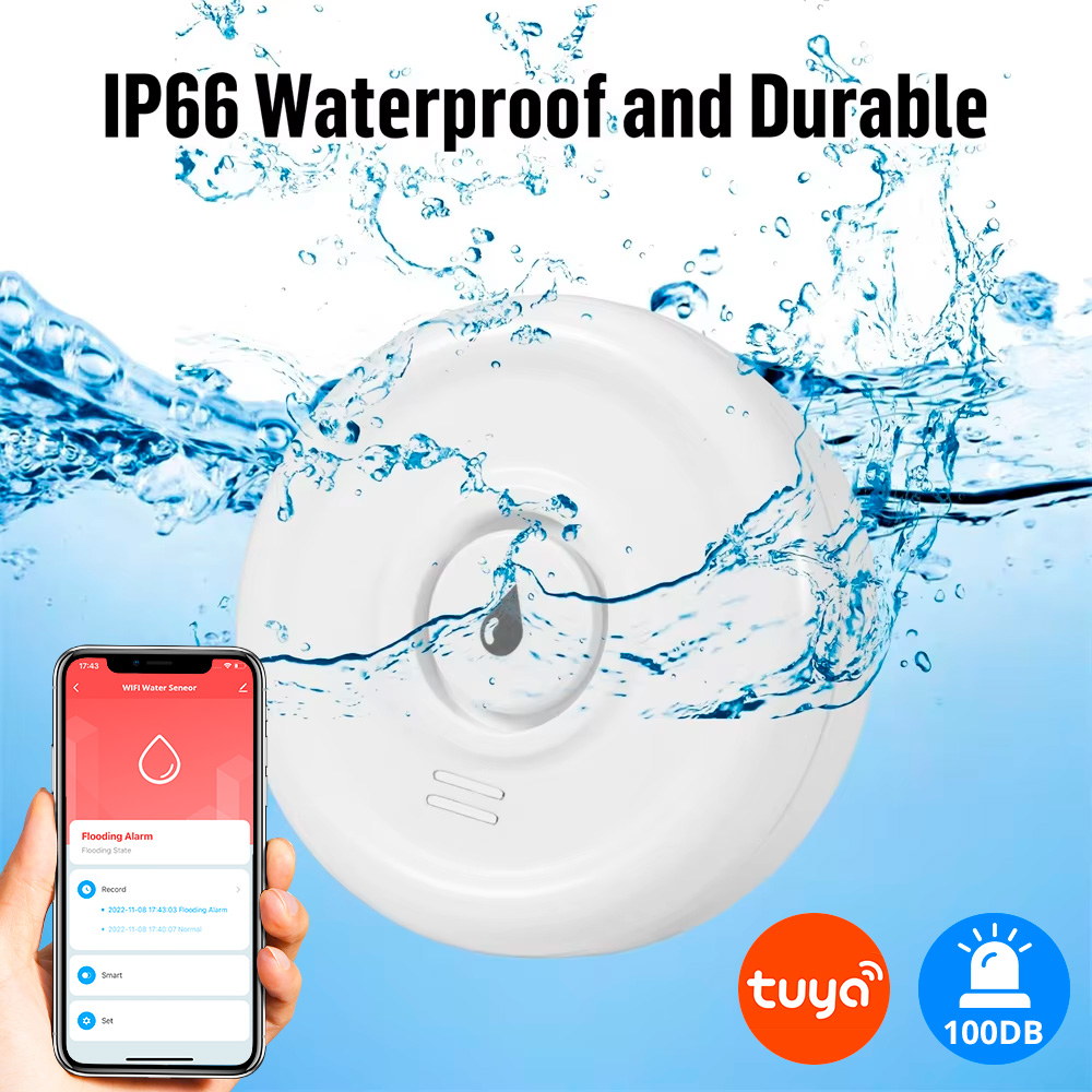 KERUI Tuya Smart Life WiFi Wat - Wifi Water Leak Detector review and price