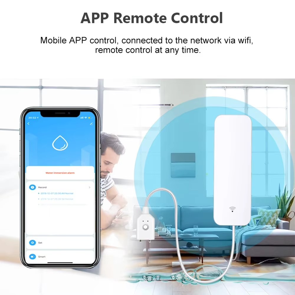ZigBee WiFi Water Leak Sensor  - Wifi Water Leak Detector review and price