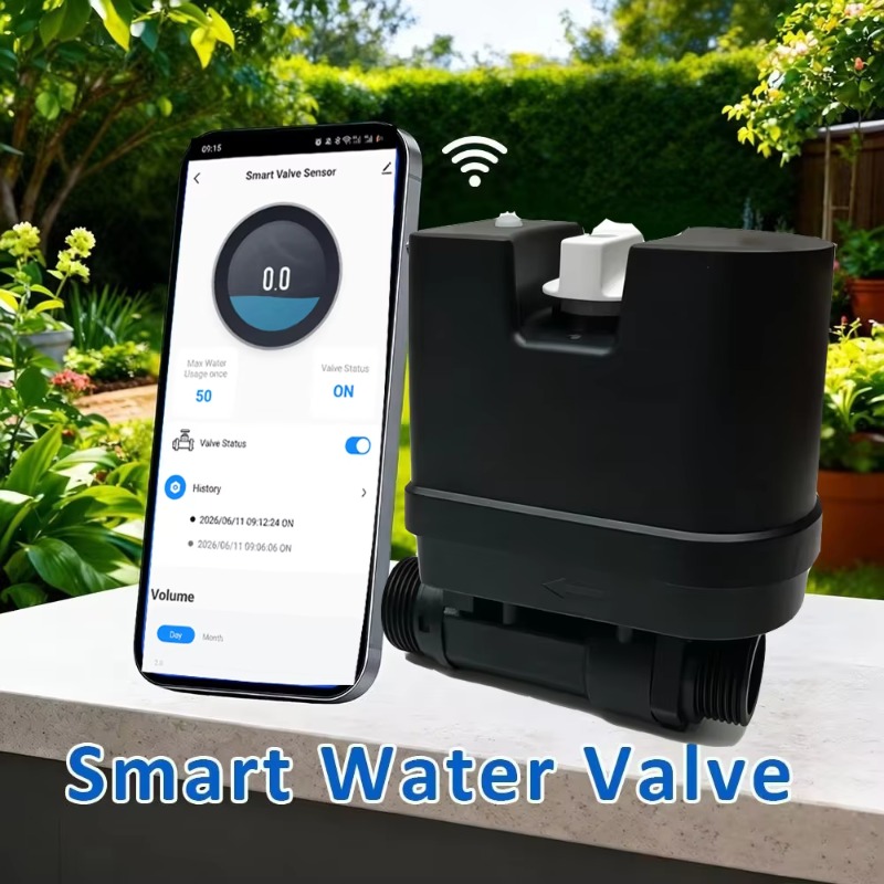 WiFi Smart Water Valve With Fl - Wifi Water Leak Detector review and price