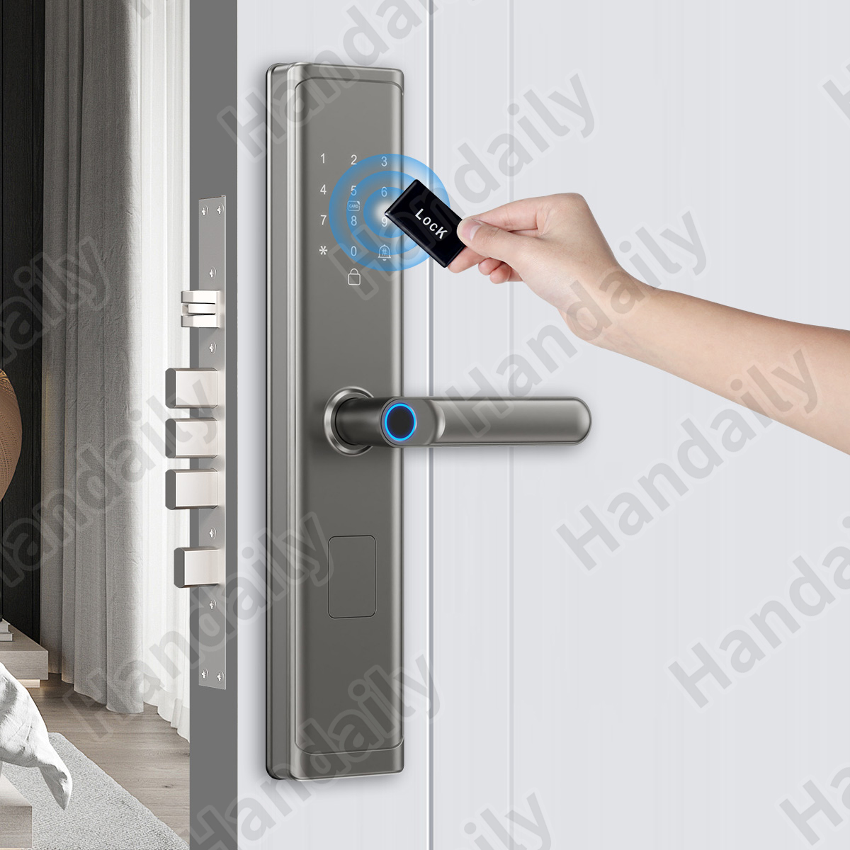 Tuya Wifi TTlock App Fingerpri - Smart Door Lock review and price