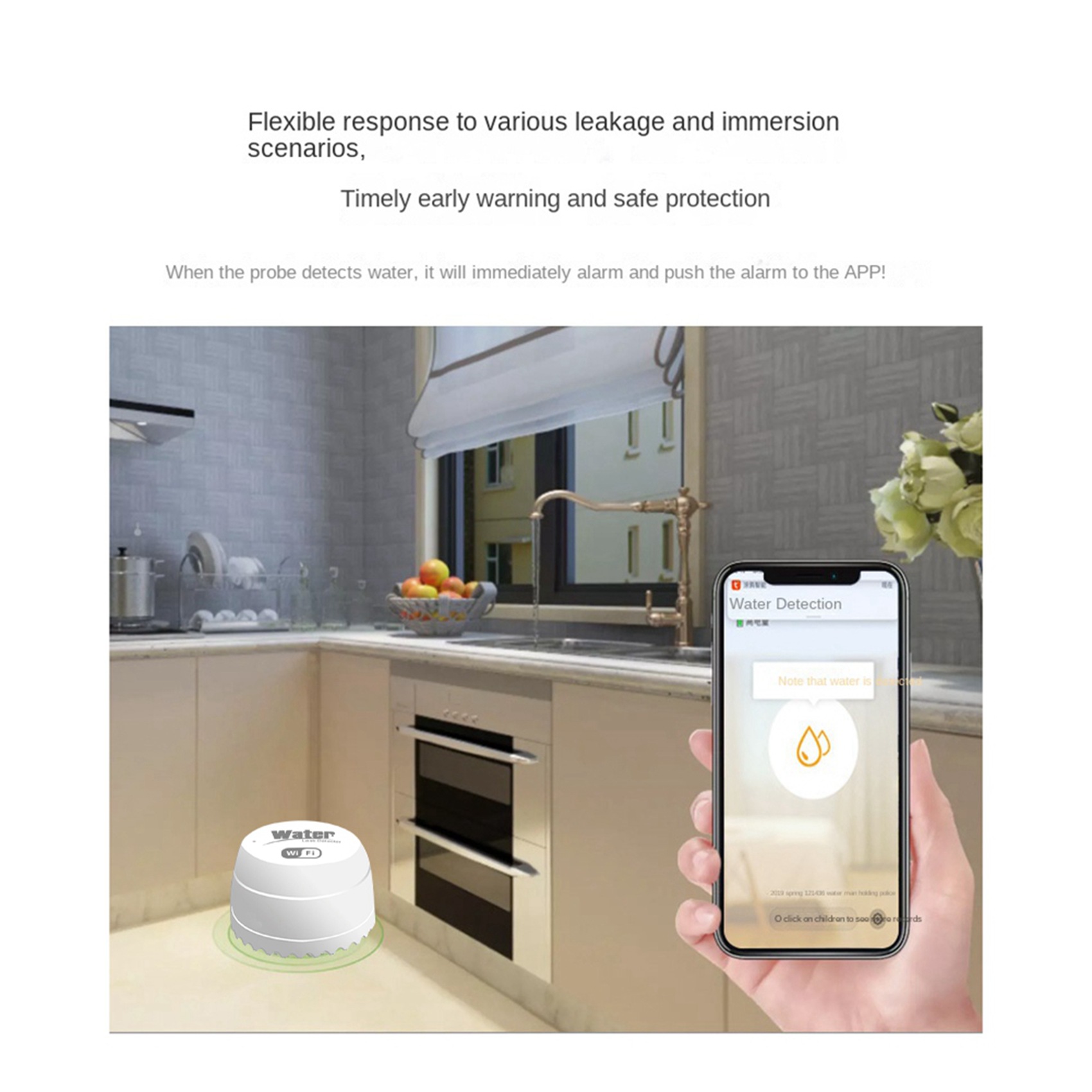 ABKW-3X Wifi Crow Smart Water  - Wifi Water Leak Detector review and price