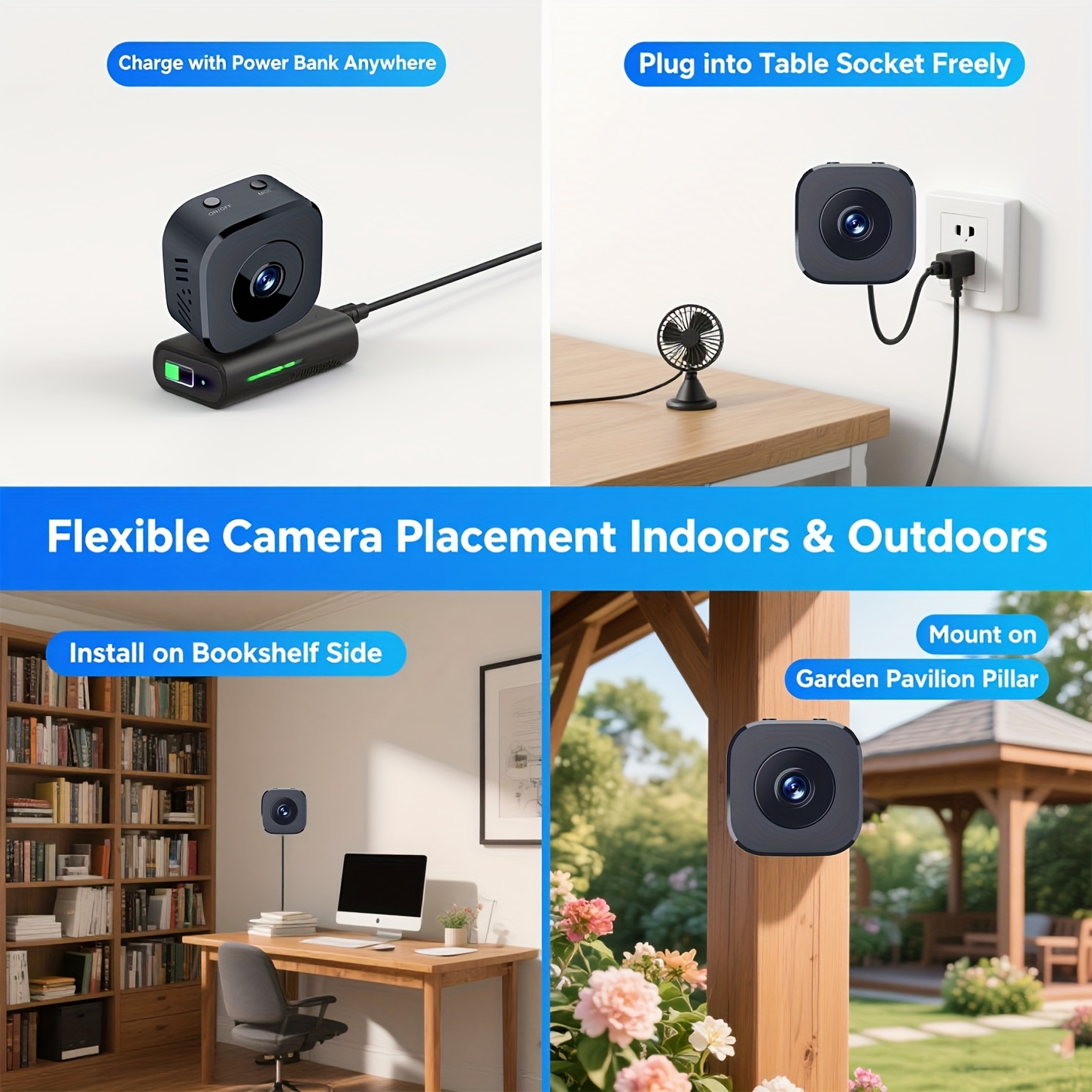 1080P HD Mini WiFi Camera Indo - Smart Home Camera review and price