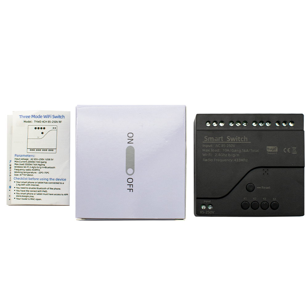 Black Style Tuya 4CH Wifi Smar - Smart Home Utilities review and price