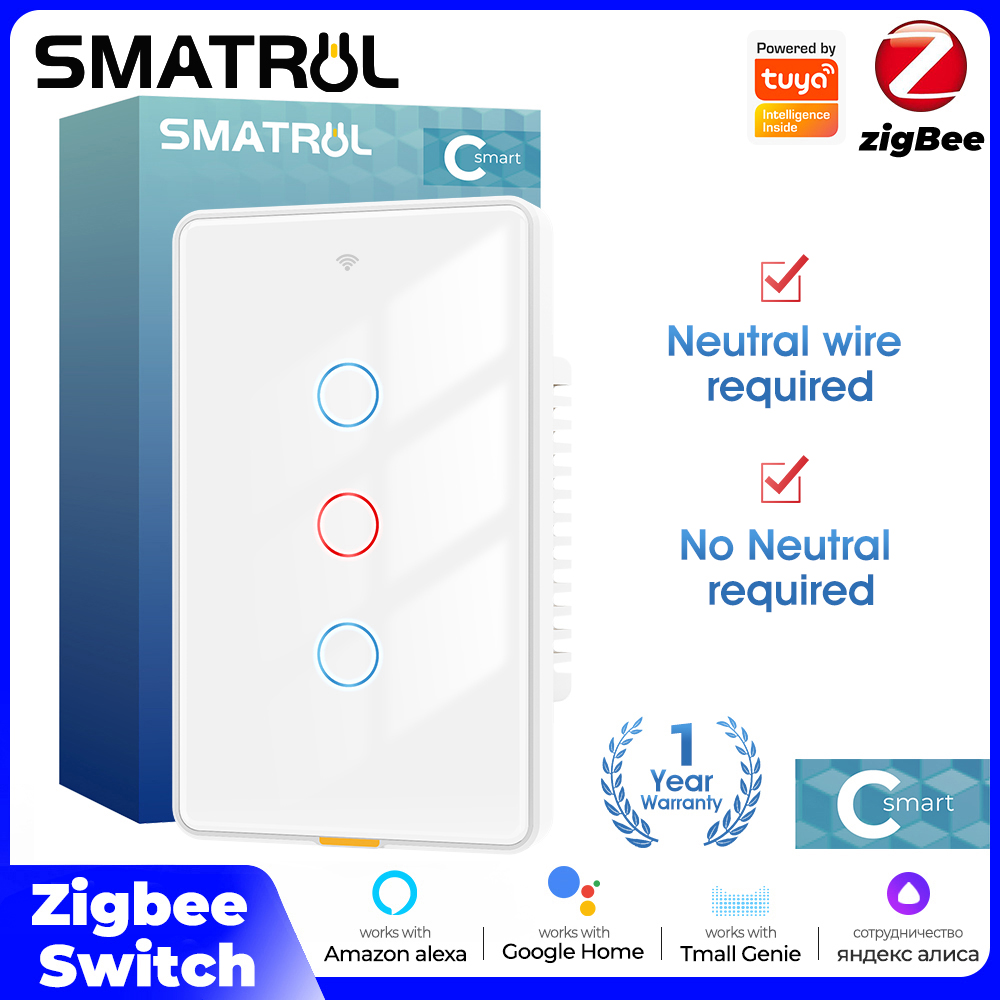 Tuya Zigbee Smart Light Touch  - Tuya Smart Switch review and price