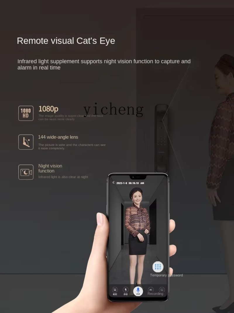 C19- Face Cat Eye Smart Door L - Smart Door Lock review and price